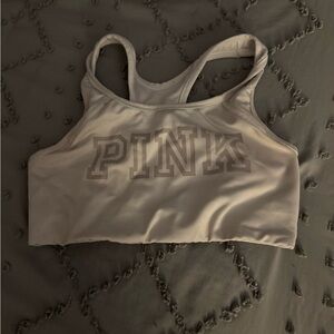 PINK Victoria's Secret Sports Bra - white